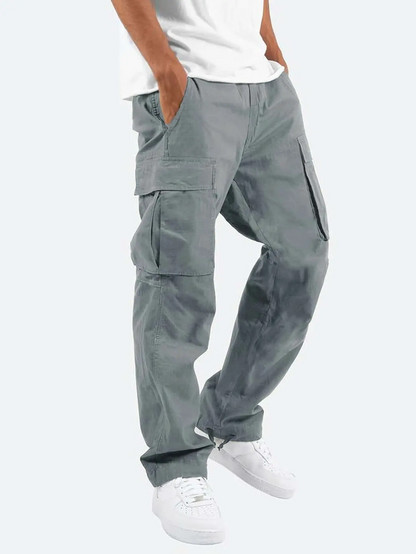 Bramwell | Men's Relaxed Fit Drawstring Cargo Trousers