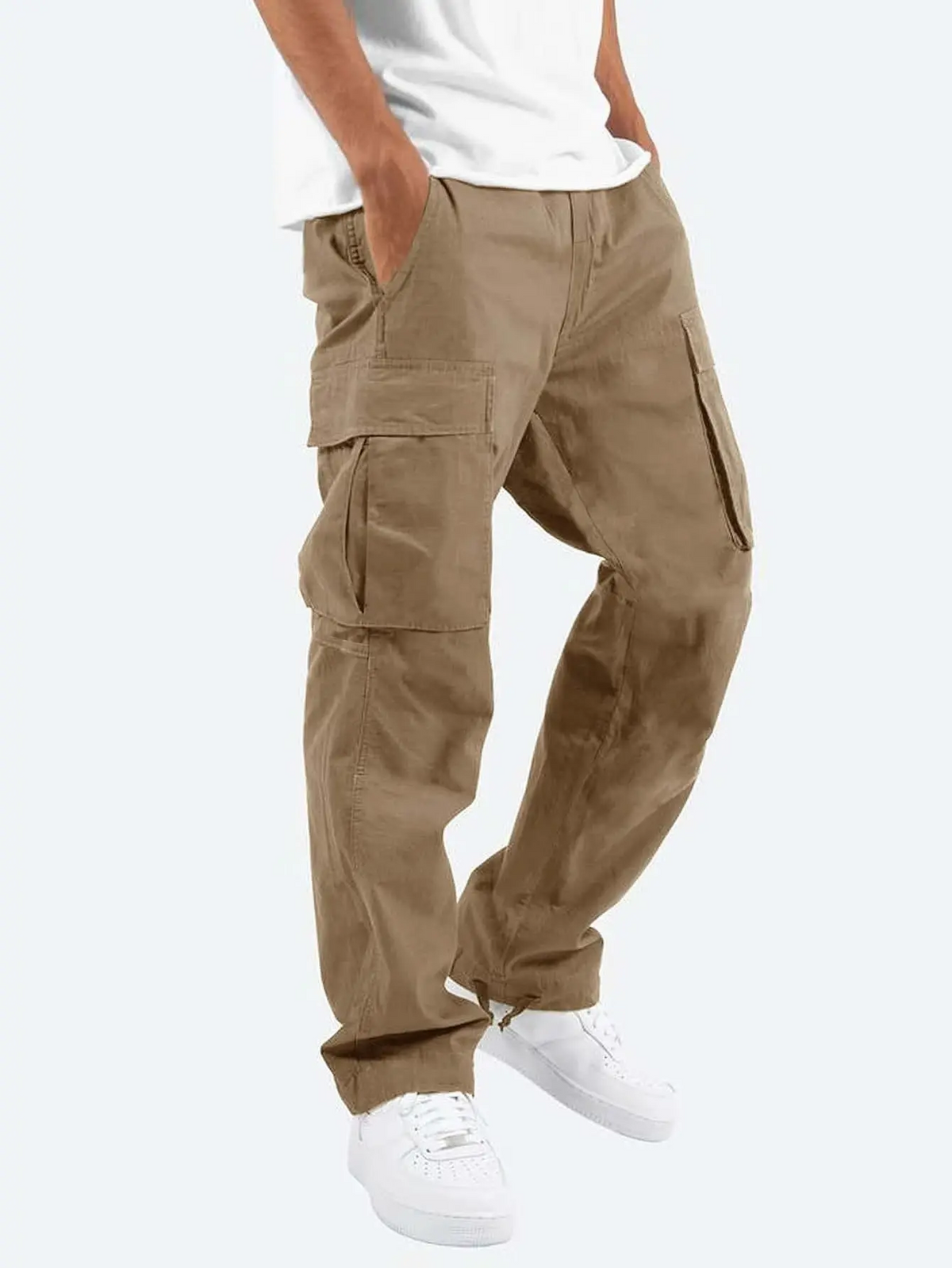 Bramwell | Men's Relaxed Fit Drawstring Cargo Trousers