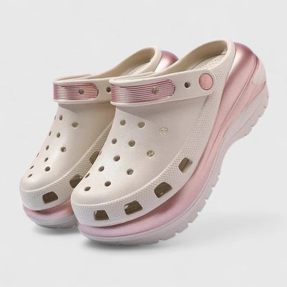 Bellisse | Women's Perforated Slip-On Platform Clog