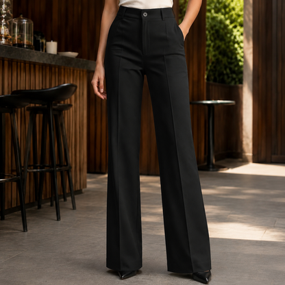 Anaya | Women's Tailored High Waisted Wide Leg Dress Pants