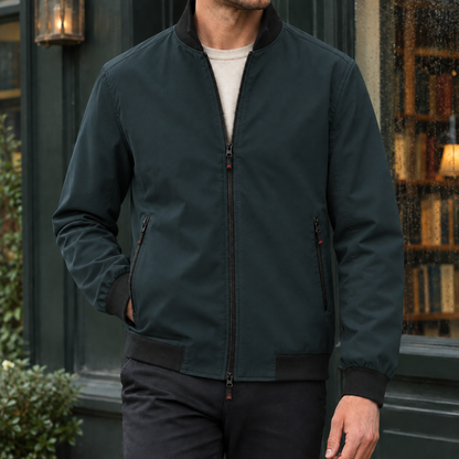 Blaise | Men's Casual Stand Collar Zip-Up Bomber Jacket