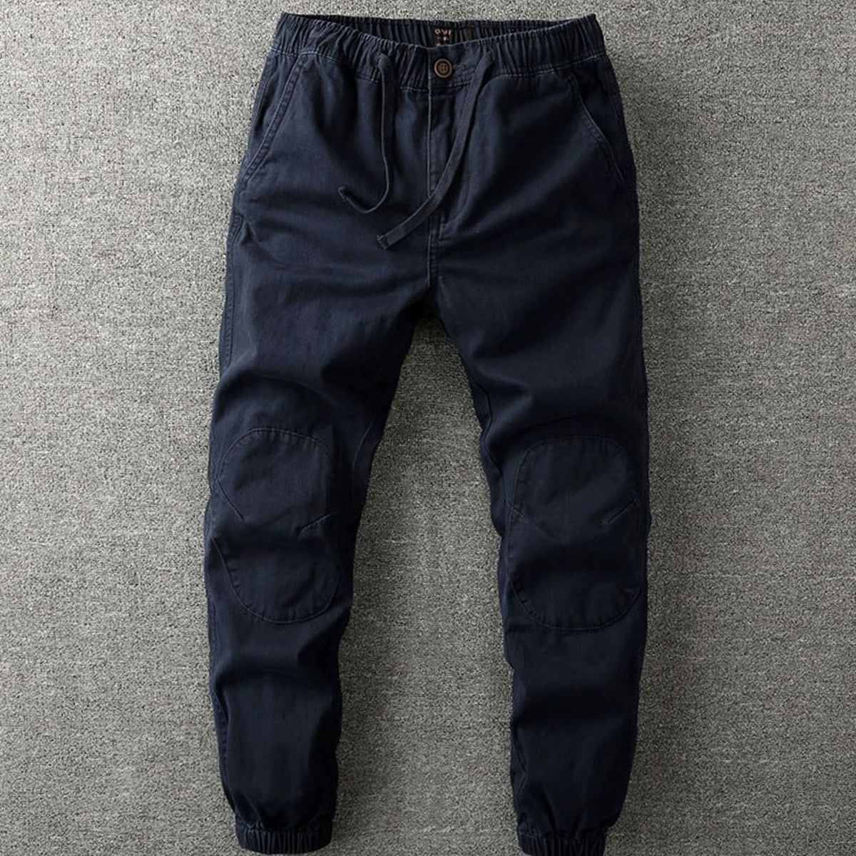 Sebastian | Men's Camo Elastic-Waist Drawstring Tapered Jogger Trousers