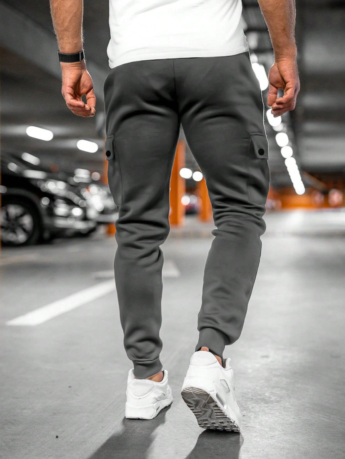 Davis | Men's Casual Streetwear Drawstring Cargo Jogger Pants