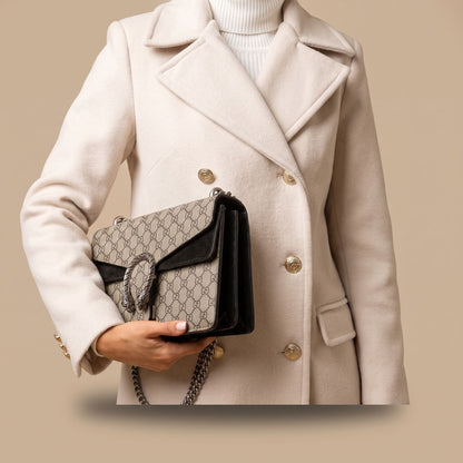 Cheryl | Women's Double-Breasted Wool Blend Notch Lapel Winter Coat