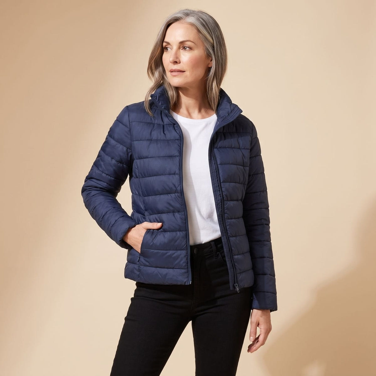 Carol | Women's Hooded Winter Quilted Long Puffer Coat